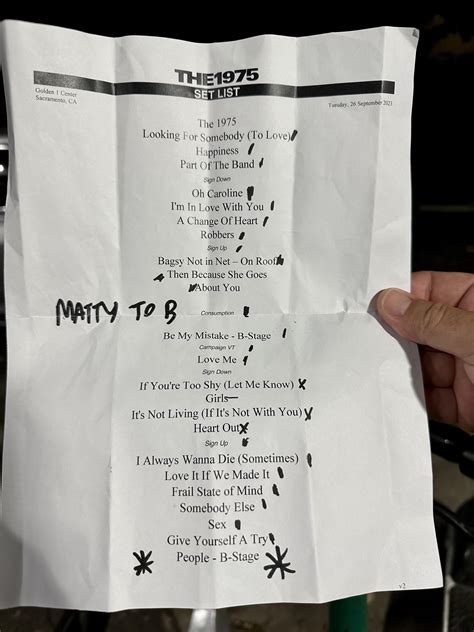 1975 setlists